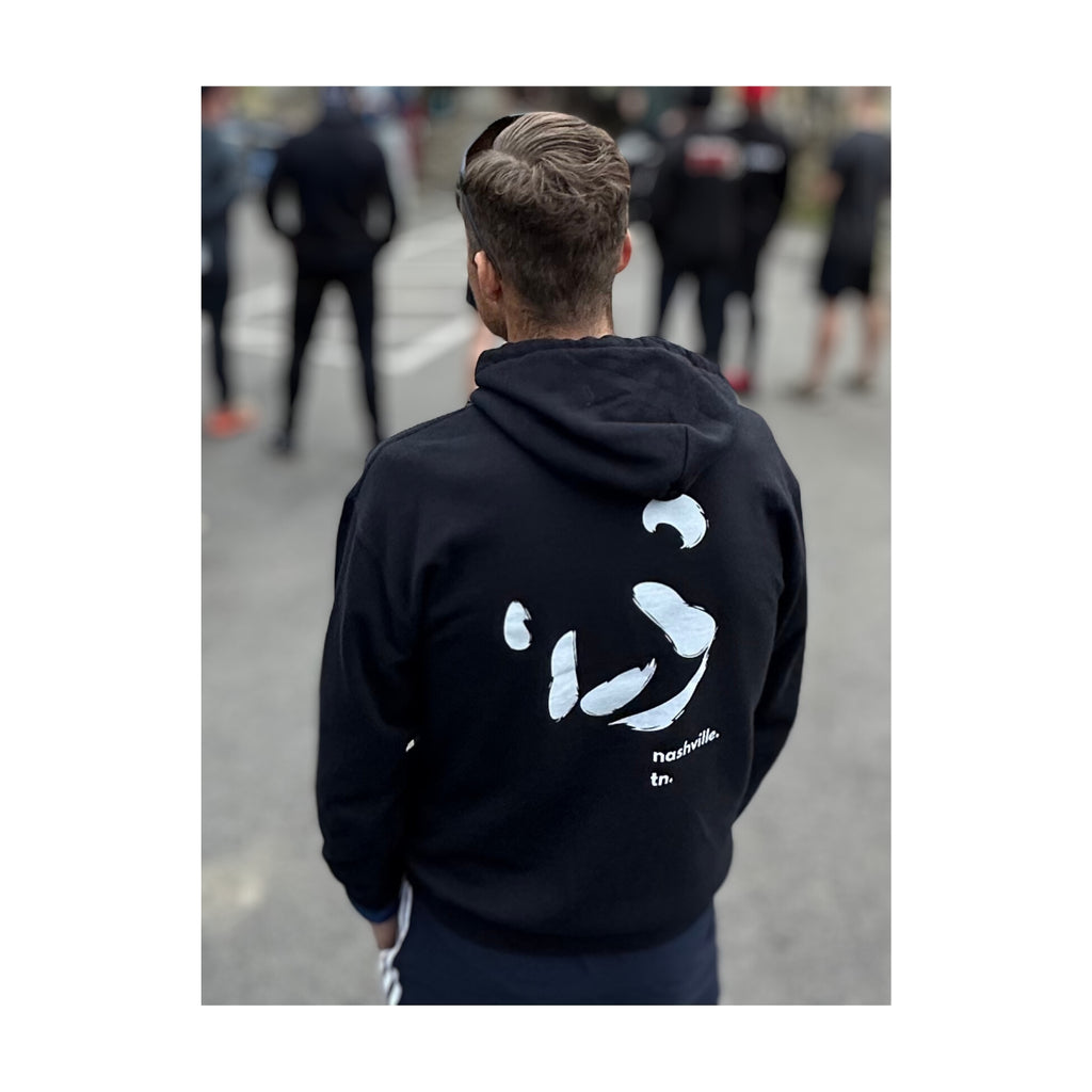 Panda Performance Unisex Hoodie - Black