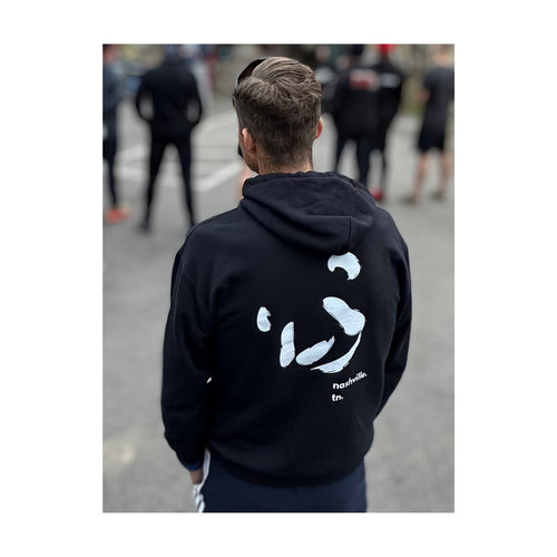 Panda Performance Unisex Hoodie - Black