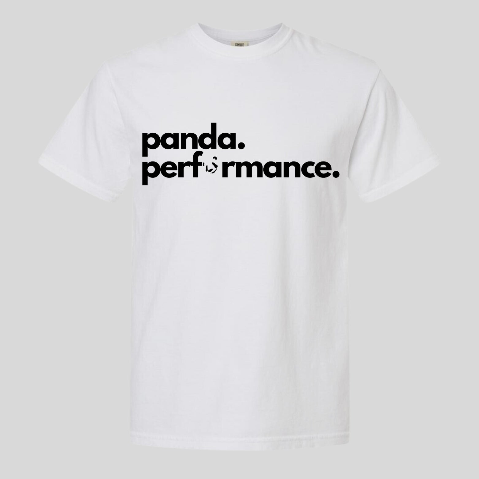 Panda Performance Unisex Tee - Black or White